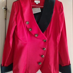 RED/BLACK 2-PC SUIT - (9/10)